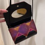 Vintage leather purse Black Photo 3