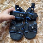 Ralph Lauren Polo by  Black and Blue Sandals with Adjustable Straps size 6 Photo 3