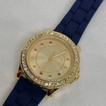Juicy Couture women watch gold tone rhinestones all stainless steel running Photo 1