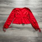 Cloud Ten Red Blouse  Photo 1