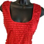 Max edition  Vibrant Red Layered Long Blouse/Mini Dress/Swim Cover Up Photo 2