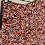 American Eagle  One Shoulder Floral Dress Midi Slit Viscose Made in Italy Photo 6