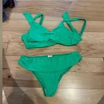 Bright green bikini! Size medium! Photo 0