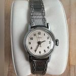 Timex Ladies Watch Rare Vintage Mechanical Winding Stainless Stretch Bracelet Photo 0