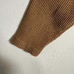 Gap  Ribbed Cowl Neck Sweater Mini Dress Women's Large Brazen Brown Cozy Knit Photo 8