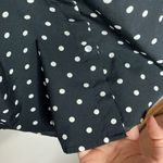 Kut From The Kloth  black polka dot satin button down shirt size S Photo 41