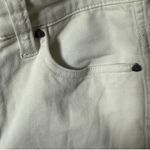 Kut From The Kloth  White Raw Hem Skinny Jeans Size 6 Stretch HighRise Distressed Photo 2