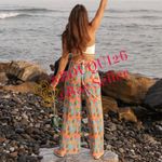 ZARA  Flare Wide Leg Trouser Pants Multi Color Size S NEW Photo 3