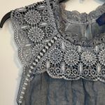 Blue Rain  Lace Blouse‎ Sleeveless Size L Photo 1