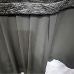 BCBGMAXAZRIA Juliane Black Dress Large textured bodice Asymmetrical pleat Hem Photo 13