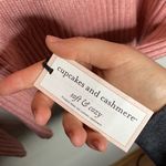 Cupcakes and Cashmere quarter zip ribbed knit sweater in salmon pink size S Photo 9