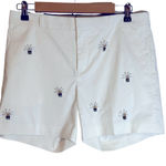Banana Republic  White Embellished‎ Jeweled Shorts NWT Size 6 #783644 Photo 0