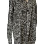 Bobbie & Brooks Long Sleeve Open Cardigan Gray Black Womens Size Small Photo 1