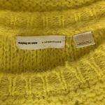 Anthropologie Sleeping On Snow By Yellow Alpaca Wool Knit Sweater Large Photo 2