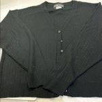 Sandro Black Ribbed Men's Sweater Size XL Photo 14