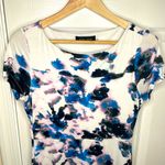 Ivanka Trump  Abstract Print Knit Short Sleeve Dress Multicolor Size Medium Photo 4