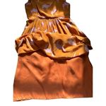 Anthropologie Rare "Dromedary Dress" by Charlotte Taylor Orange pink camel novel Photo 8