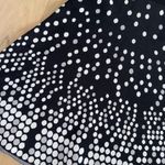 Saks Fifth Avenue Black Label Black And White Polka Dot Dress Size Medium Photo 1