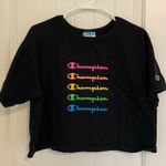 Champion NWOT |  women’s cropped logo top — large‎ Photo 0