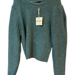 Marled by Reunited Teal Textured Knit Sweater XL NWT Blue Photo 0