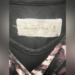 Abercrombie & Fitch Blue and White Bell Sleeve Wrap Dress Photo 4