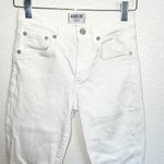 AGOLDE  Los Angeles Premium White Raw Hem Skinny Jeans Photo 1