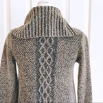 Ruby Moon Anthropologie  Sweater Cowl Swing Gray Fuzzy Soft Sweater Size Small Photo 10