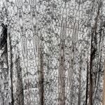 Jennifer Lopez keyhole Monochrome Patterned Blouse Small Photo 3