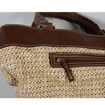CHAPS Audrey Natural Straw Brown Purse Photo 11