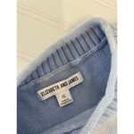 Elizabeth and James Cotton Blue Tie Dye Crew Neck Pullover Sweater Size XS - S Photo 4