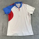 Cutter and Buck Annika  Shirt Women Large Golf Moisture Wicking Upf‎ 50 Photo 0