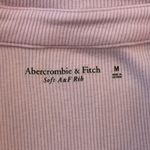 Abercrombie & Fitch Pink Soft A&F Ribbed Polo Sleeveless Bodysuit Photo 3