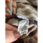 Gabrielle Union Brown Crochet Zig Zag Top Size 2X Photo 3