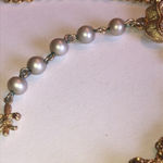 Vendome Vintage Gold Tone Shimmer Beads Beaded Double Strand Necklace Photo 7