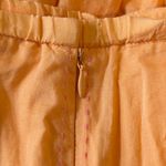 Garnet Hill  Peach Cotton Skirt with Pink Embroidery Photo 4