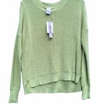 Sweet Romeo NWT Green Knit Pullover Sweater M Cozy Lounge Winter Top Long Sleeve Photo 1