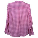 Ralph Lauren Vintage Lauren  Sheer Pink Blouse Size Small Photo 4