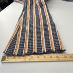 Free People Fine Line High Waist Flare Striped Textured Boho Pants Size S Photo 14