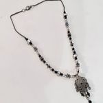 Victorian enamel style necklace Silver Photo 3