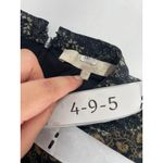 Vanessa Bruno Dress‎ Womens 38 Medium Santana Black Multicolored Printed Silk Photo 4