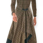 Soft Surroundings  3X Tartan Plaid Kilt Wrap Asymmetrical Dress Classic Heritage Photo 0