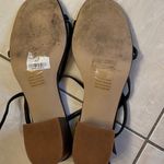 AQUA Sandals Black Size 7.5 Strappy Photo 3