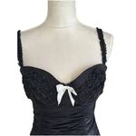 Victorias Secret Sexy Little Thing Babydoll Lingerie White Bow Ruffle Garter 36D Black Size undefined Photo 1