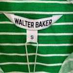 Walter Baker Cut Out Midriff Cotton Meera Dress Green Kelly Stripe size S NWT Photo 12