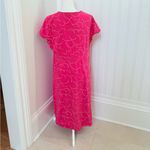 Boden Pink Dot Midi Dress Size 14 R Cotton Blend Photo 3