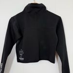 ECHT  Black Pima Cropped Half Zip Photo 8