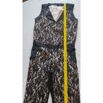 Jessica Simpson V-neck Side Pockets Lace Jumpsuit Straight-Leg Romper Photo 10