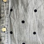 Old Navy Polka Dot Button Down Denim Shirt Photo 5