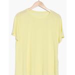 Eileen Fisher Crewneck Short Sleeve Organic Linen Tee Shirt Citrus XXS NWT Photo 2