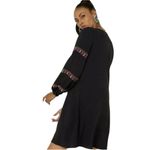 Wrangler Retro Embroidered Western Rodeo Cowgirl Long Sleeve Dress, Sz L Photo 1